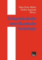 book Zeitgenössische amerikanische Soziologie