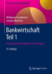 book Bankwirtschaft Teil 1: Programmierte Aufgaben mit Lösungen