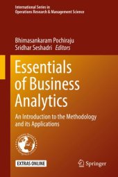 book Essentials of Business Analytics: An Introduction to the Methodology and its Applications