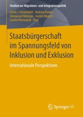 book Staatsbürgerschaft im Spannungsfeld von Inklusion und Exklusion: Internationale Perspektiven