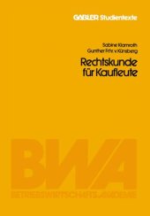 book Rechtskunde für Kaufleute