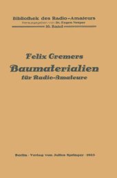 book Baumaterialien für Radio-Amateure