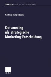 book Outsourcing als strategische Marketing-Entscheidung