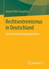 book Rechtsextremismus in Deutschland: Eine kritische Bestandsaufnahme