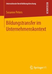 book Bildungstransfer im Unternehmenskontext