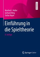 book Einführung in die Spieltheorie