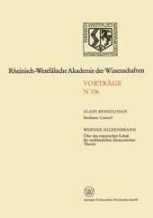 book Rheinisch-Westfälische Akademie der Wissenschaften: 311. Sitzung am 11. Januar 1984 in Düsseldorf