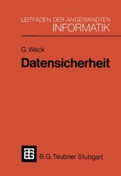 book Datensicherheit: Methoden, Maßnahmen und Auswirkungen des Schutzes von Informationen