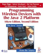 book Programming Wireless Devices with the Java(TM)2 Platform, Micro Edition