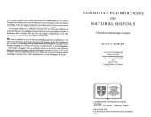 book Cognitive foundations of natural history: Towards an anthropology of science