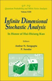 book Infinite Dimensional Stochastic Analysis: In Honor of Hui-Hsiung Kuo