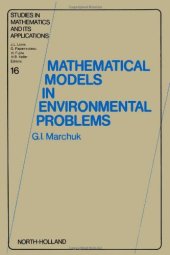 book Mathematical Models in Environmental Problems