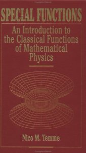 book Special Functions: An Introduction to the Classical Functions of Mathematical Physics