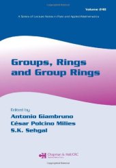 book Groups, Rings and Group Rings