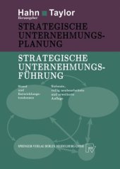 book Strategische Unternehmungsplanung - Strategische Unternehmungsführung: Stand und Entwicklungstendenzen