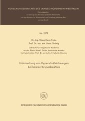 book Untersuchung von Hyperschallströmungen bei kleinen Reynoldszahlen