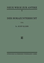 book Der Horazunterricht