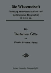 book Die Tierischen Gifte