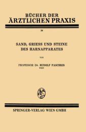 book Sand, Grieß und Steine des Harnapparates