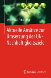 book Aktuelle Ansätze zur Umsetzung der UN-Nachhaltigkeitsziele