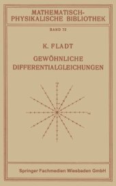 book Gewöhnliche Differentialgleichungen