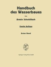 book Handbuch des Wasserbaues I: Erster Band