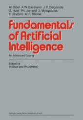 book Fundamentals of Artificial Intelligence: An Advanced Course