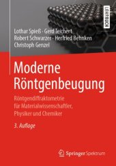 book Moderne Röntgenbeugung: Röntgendiffraktometrie für Materialwissenschaftler, Physiker und Chemiker