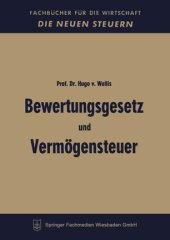 book Bewertungsgesetz und Vermögensteuer