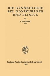 book Die Gynäkologie bei Dioskurides und Plinius
