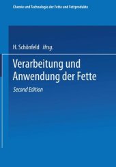 book Chemie und Technologie der Fette und Fettprodukte