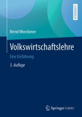 book Volkswirtschaftslehre: Eine Einführung