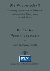 book Der Bau des Fixsternsystems mit Besonderer Berücksichtigung der Photometrischen Resultate