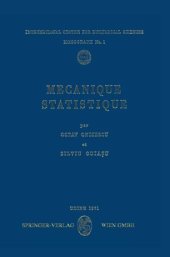 book Mecanique statistique: Principes Mathematiques