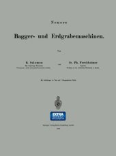 book Neuere Bagger- und Erdgrabemaschinen