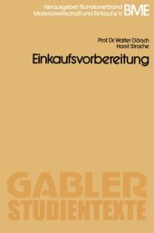 book Einkaufsvorbereitung