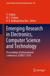 book Emerging Research in Electronics, Computer Science and Technology: Proceedings of International Conference, ICERECT 2018