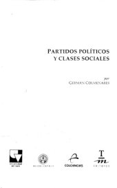 book Partidos politicos y clases sociales