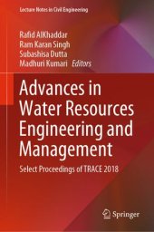 book Advances in Water Resources Engineering and Management: Select Proceedings of TRACE 2018