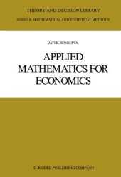 book Applied Mathematics for Economics