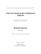 book Some New Results on the Combinatorial Laplacian