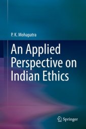 book An Applied Perspective on Indian Ethics