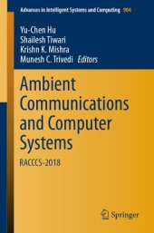 book Ambient Communications and Computer Systems: RACCCS-2018