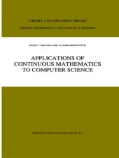 book Applications of Continuous Mathematics to Computer Science