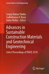 book Advances in Sustainable Construction Materials and Geotechnical Engineering: Select Proceedings of TRACE 2018