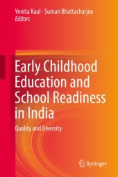 book Early Childhood Education and School Readiness in India: Quality and Diversity