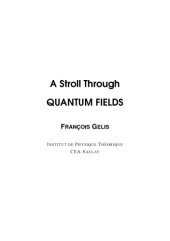 book A Stroll through Quantum Fields (antecedent of Quantum Field Theory - From Basics to Modern Topics)