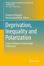 book Deprivation, Inequality and Polarization: Essays in Honour of Satya Ranjan Chakravarty