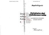 book Estatuto del subdesarrollo: Las corrientes del pensamiento económico argentino