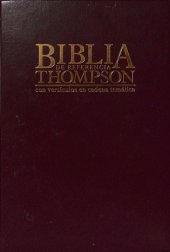 book Biblia de refencia Thomspon con verísculos en cadena temática